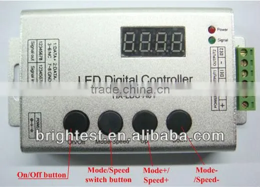 4Keys RF Remote Controller for LED Strip,LED Controller with SD Card