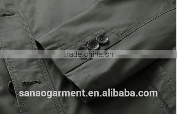 2015 simple style business casual men's wind jacket