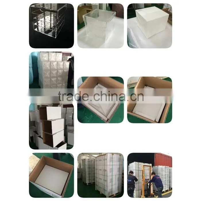 Manufacturer supplier acrylic rose storage box / hot sale acrylic flower display case