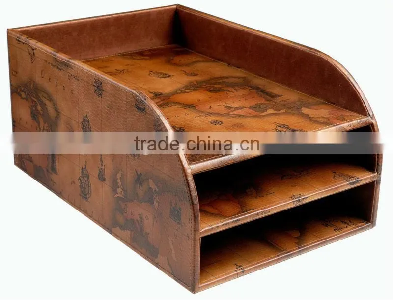 file tray office file letter/3 tier document tray