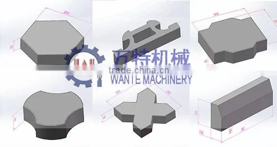 WANTE BRAND QT10-15 fly ash big capacity block making machine fully auto machine