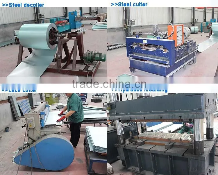 Trade assurance china product zinc-aluminium roofing sheet making machine
