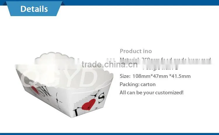manufacturer custom paper food tray
