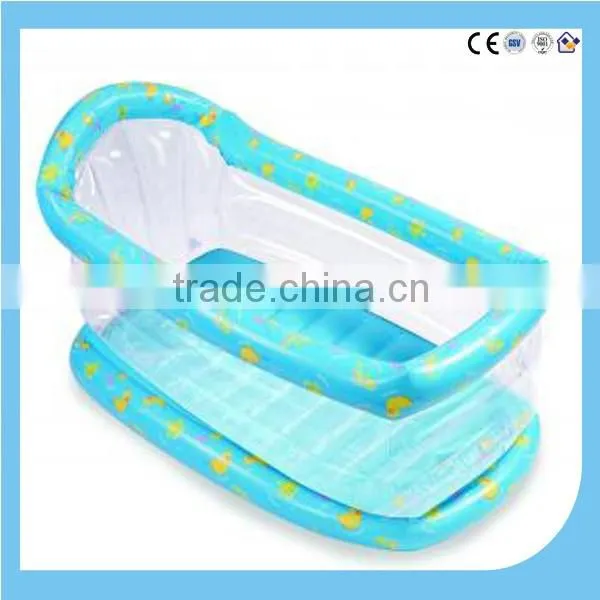 PVC EN71 and EU REACH standard inflatable baby bathtub/kids bathtub/