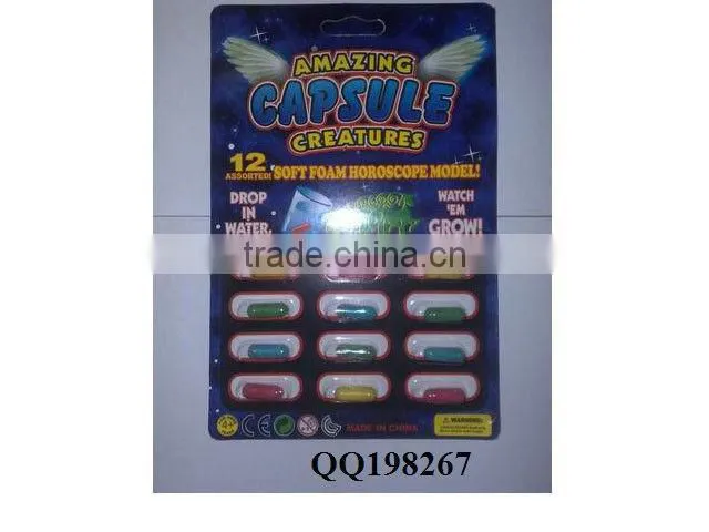 Fun amazing toy expandable capsule