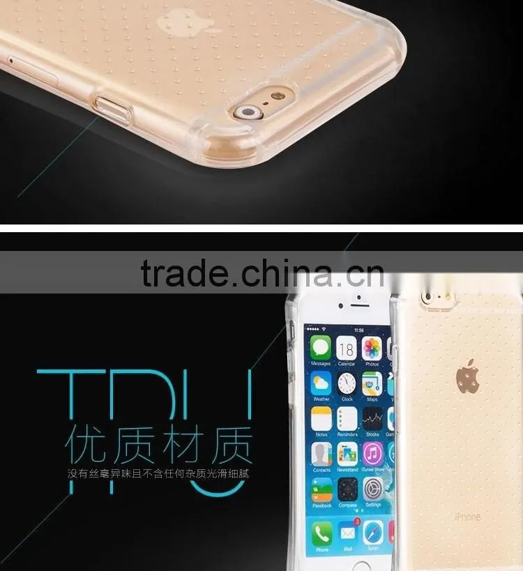 Thicken Clear TPU Case For Iphone 6/6Plus Shockproof Mobile Phone Cover