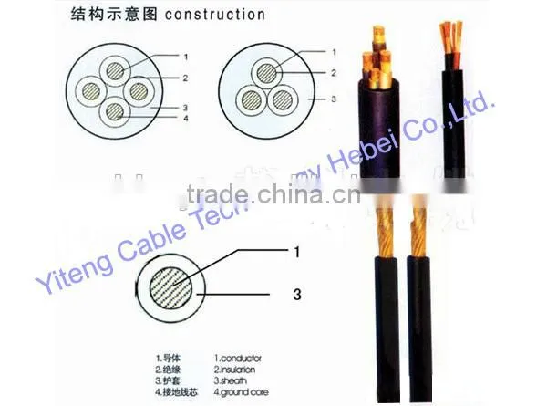 Flexible Copper/CCA Rubber Insulation Electric Welding Cable