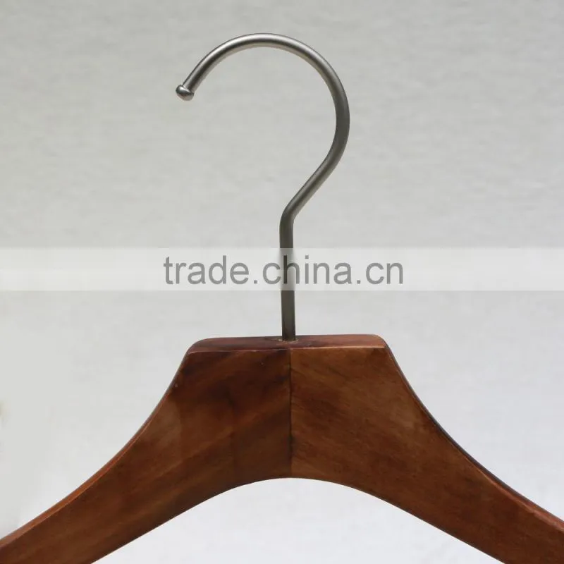 Antique Solid wooden coat hanger with Square Bar