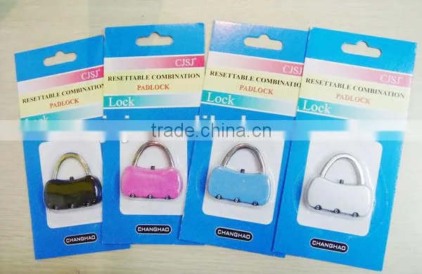 cheap cute combination luggage password padlock