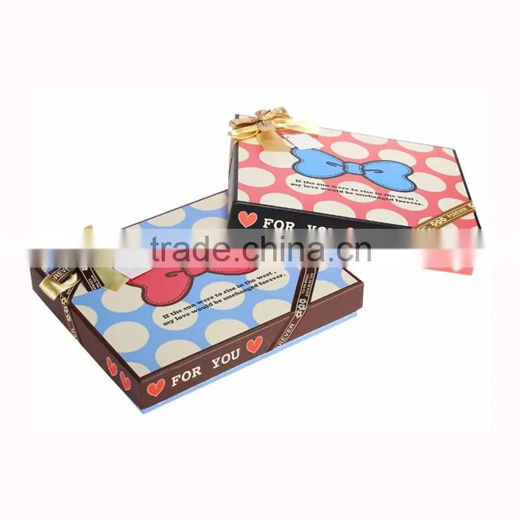 Small size custom baby paper clothing gift box