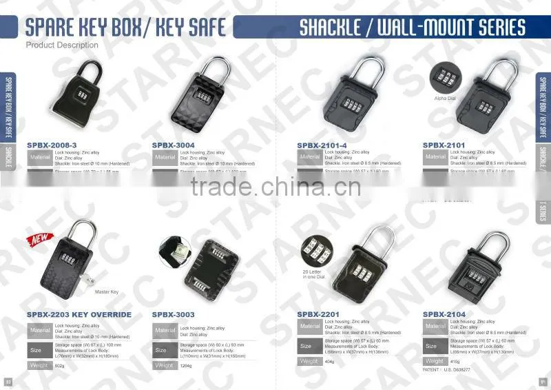 2016 surf lock waterproof key lock box key drop lock box real estate key safe car key lock box