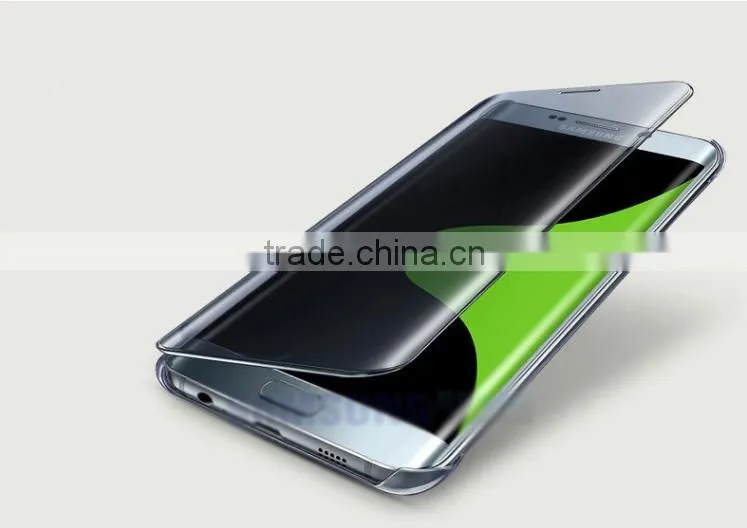 Full HD Front Smart Flip Phone Cover Transparent Phone Case For Samsung