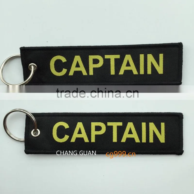 The washable woven label key ring for gifts