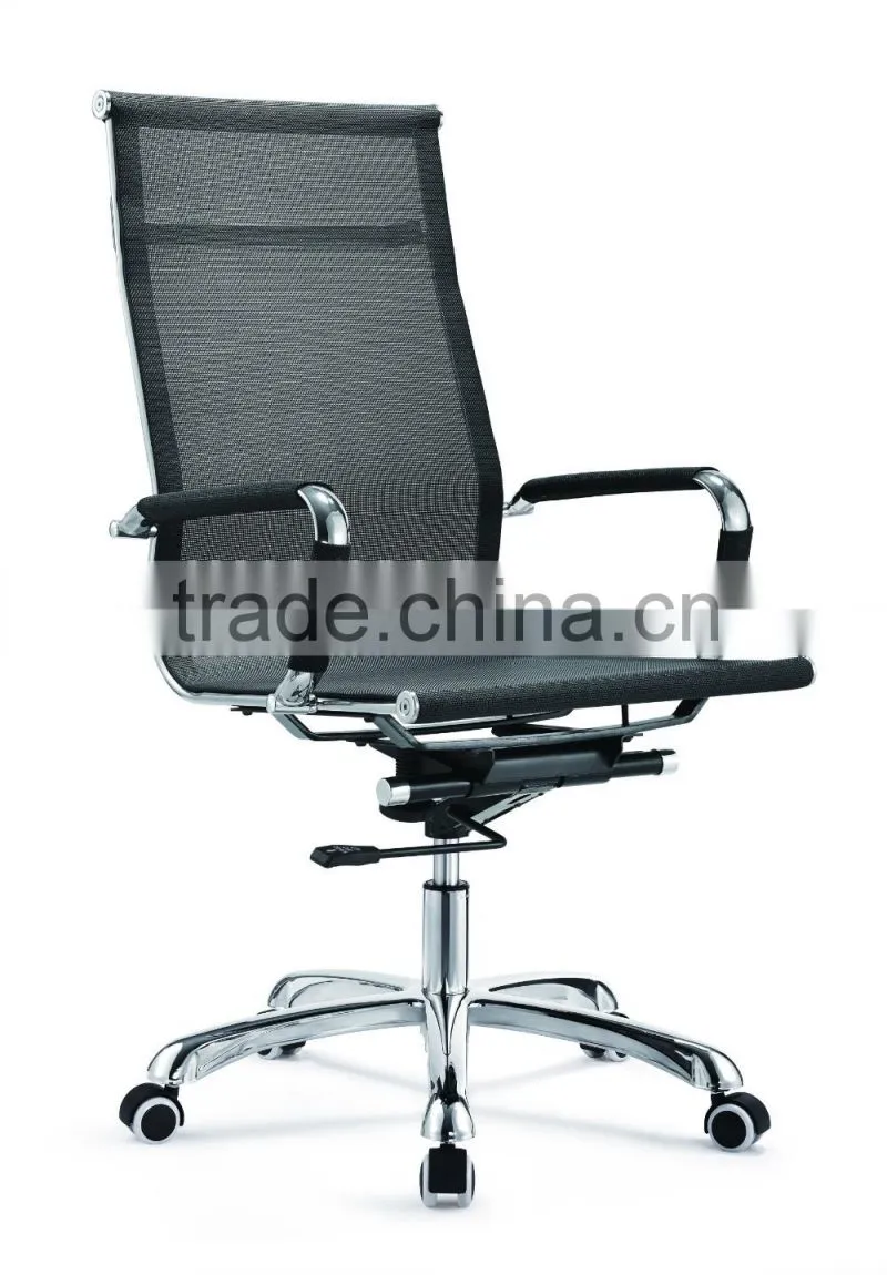 Cheap price hard mesh High back chair aluminum frame lift chair for office staff