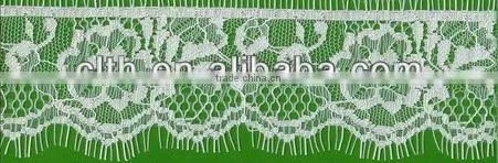Nylon lace trim in rolls 47mm pattern