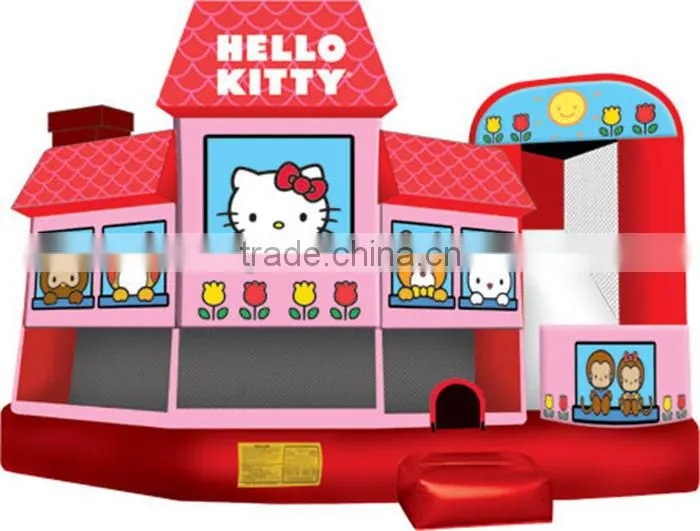 Hello Kitty kids inflatable bounce house for sale