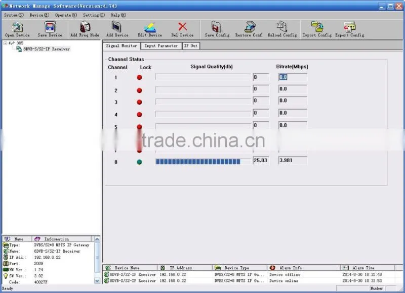 SC-2125 dvb s s2 to dvb ip gateway