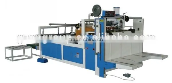 Semi Automatic Cardboard Box Folding Gluing Machine