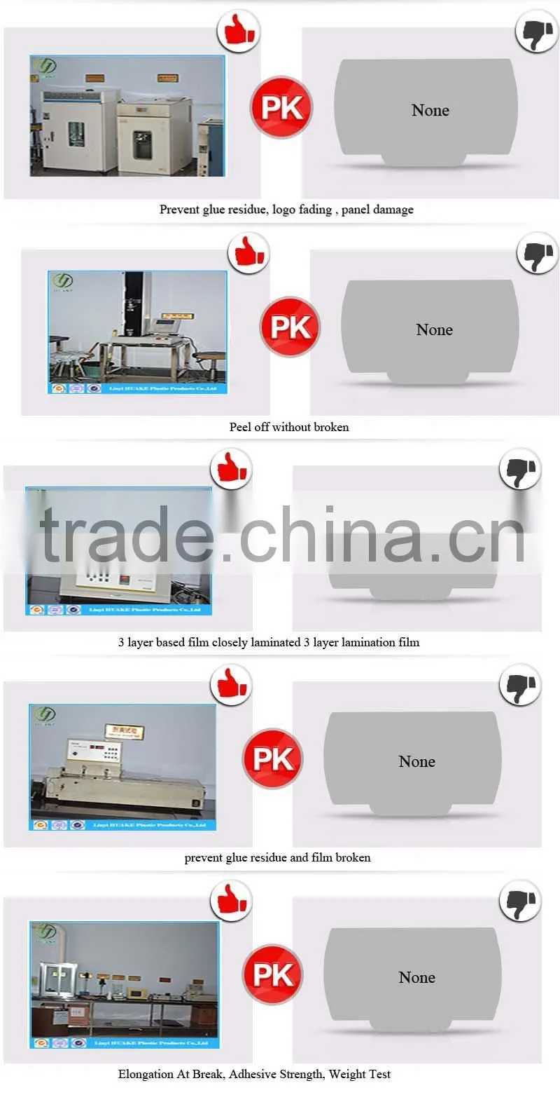 New Product Custom Tape For Aluminum Profile