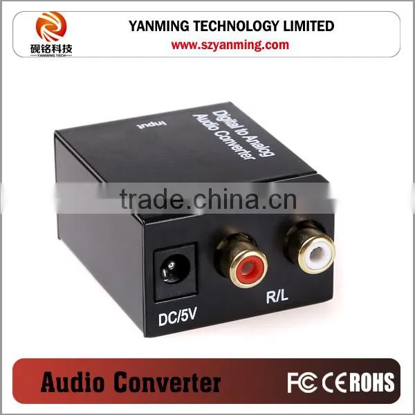 Coaxial or Toslink Digital to Analog Audio converter