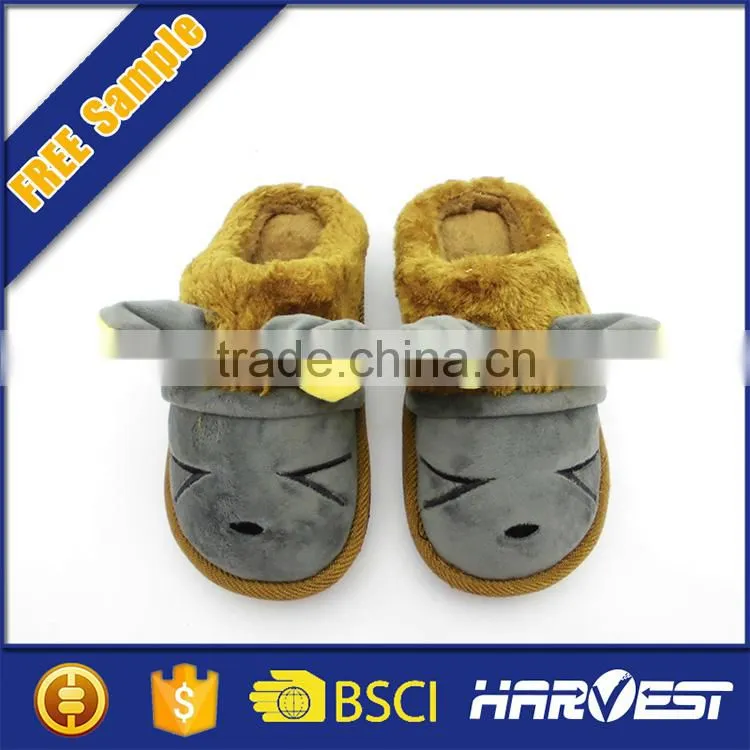 plush animal slippers for women, plush animal pig duck slippers