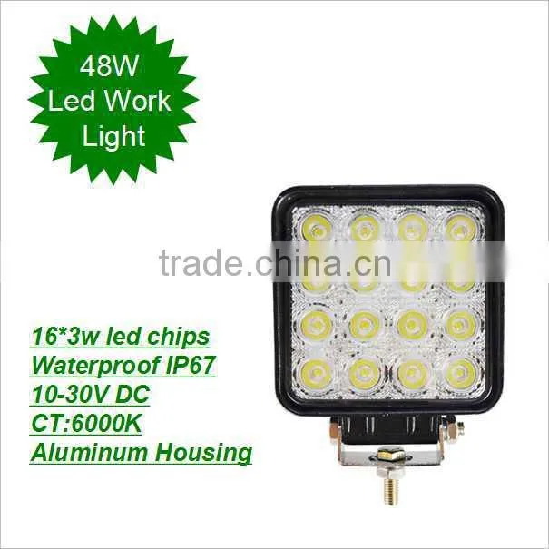 Led high power 15w, 18w, 24w, 27w, 48w automotive led work light