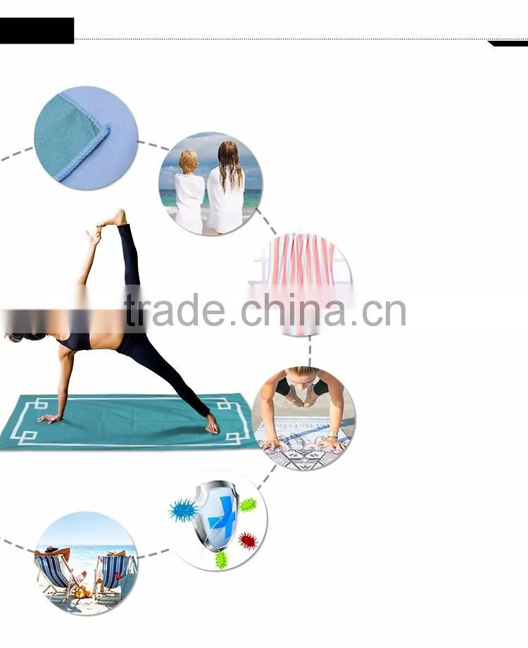 100% Microfiber Transfer Printed Beach Towel
