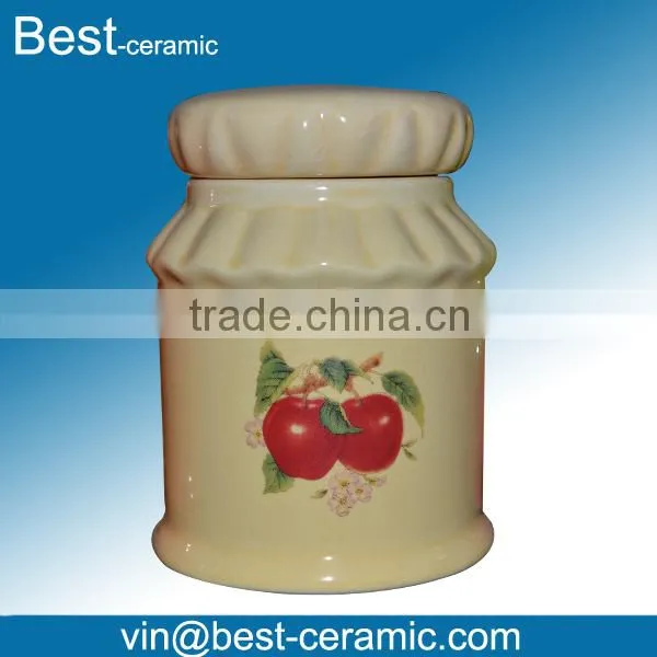 color glazed home decoration ceramic pineapple