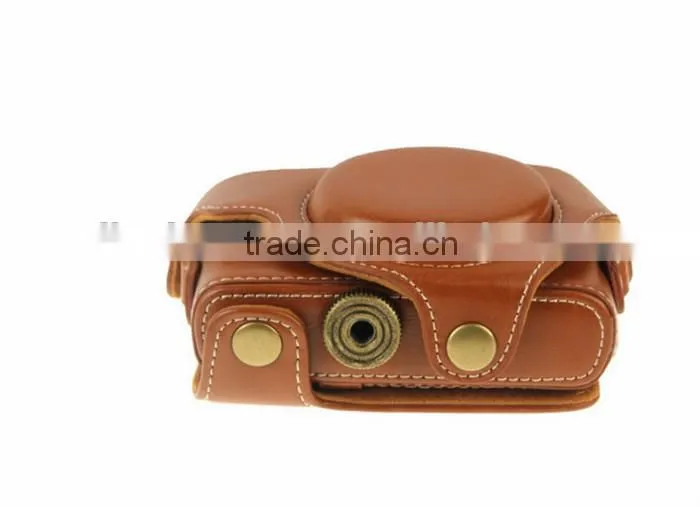 Alibaba competitive price newest leather Camera Bag in Dongguan