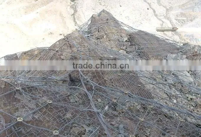 safety netting system protecting mesh