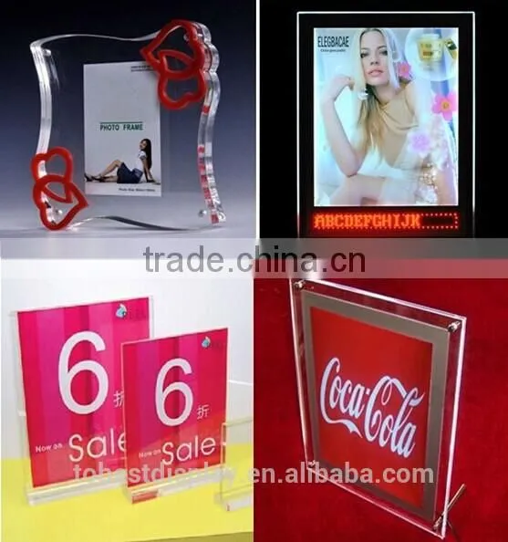 Manufacturing Custom High Quality Acrylic collage photo frame, large picture frames