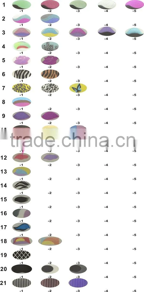 2015 New Design Magic Instant eyeshadow palette eye shadow sticker
