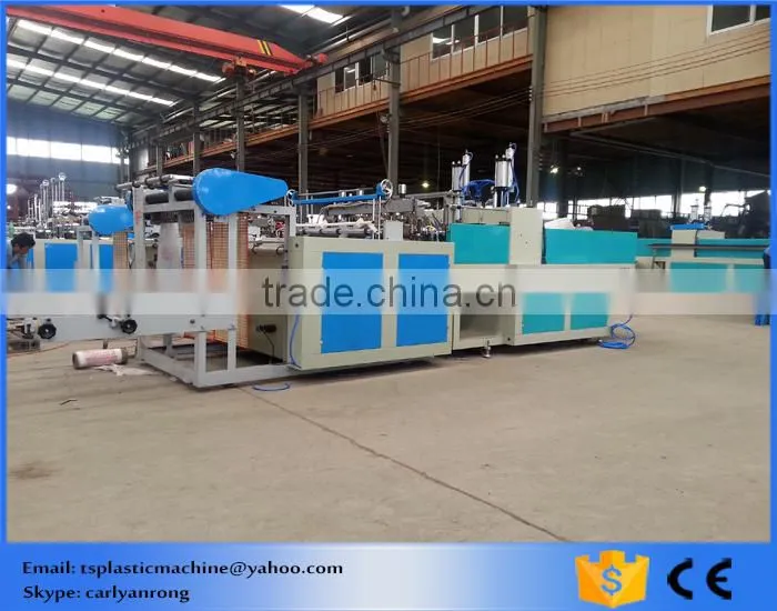CE Quality Double Servo Motors Automatic T-shirt Bag Making Machine Price