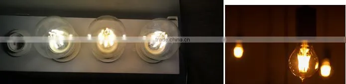 CE ROHS ERP 8W 800lm led bulb filament E27 led filament dimmable