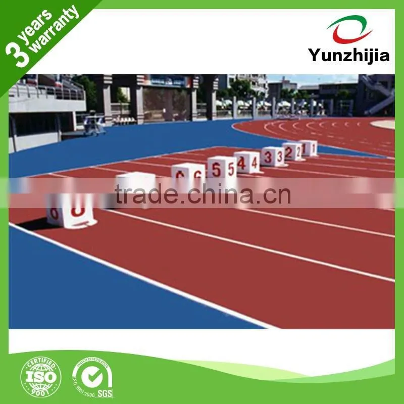 Guangzhou rubber running track material for college