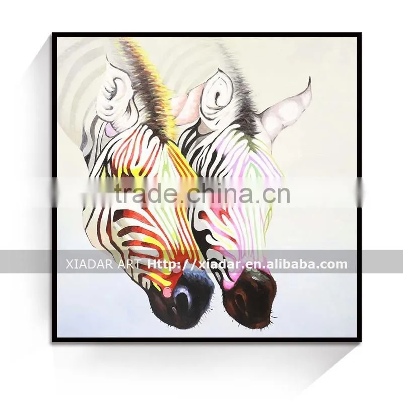Modern art canvas dog oil painting for livingroom decoration