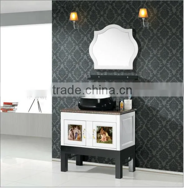 HM-012(ABS)Popular ABS floor standing bathroom cabinet