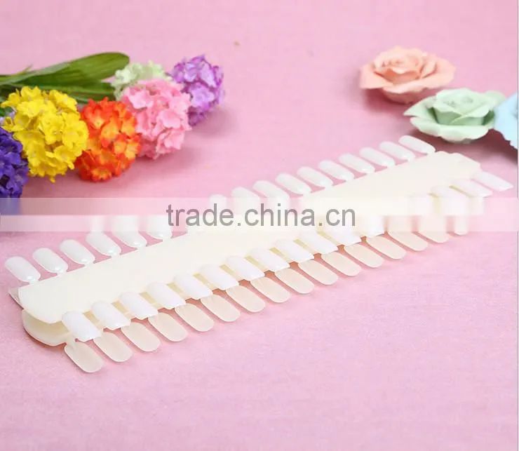 10 Pcs False Nail Art Acrylic Display Tips Stand Board DIY Tool Round10 Pcs False Nail Art Acrylic Display Tips HN1784