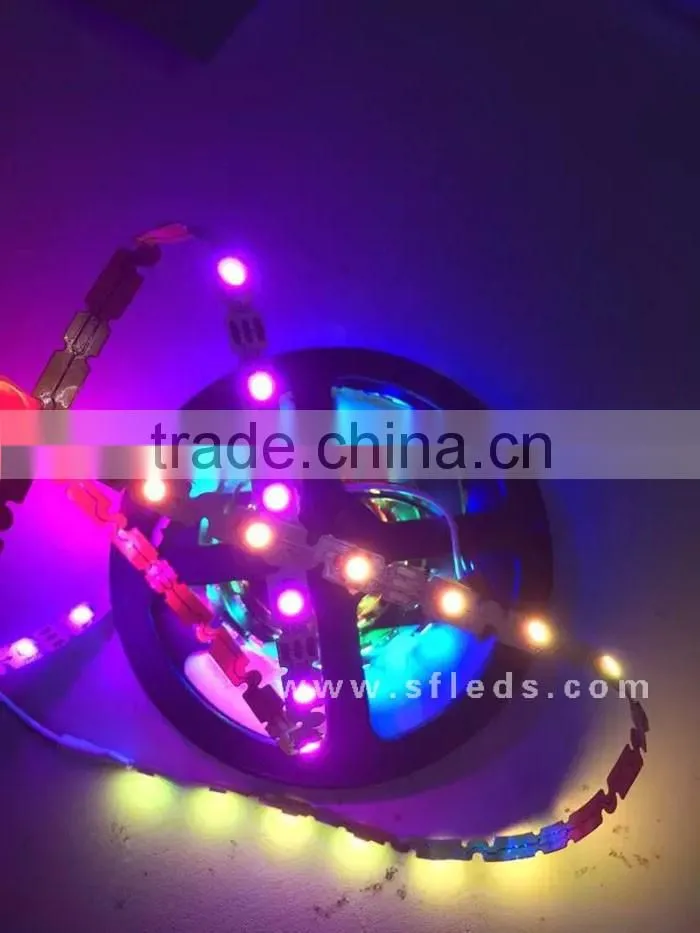 digital LED strip sk6812 IC 5V 60 LED strip 5050 RGB bendable strip led new 2016 5v design