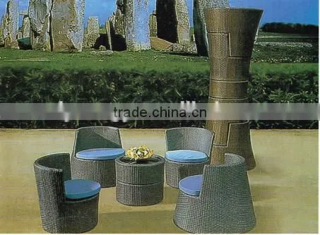 PE rattan garden sets outdoor furniture
