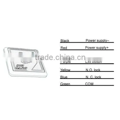 125KHz card reader access control with time delay function