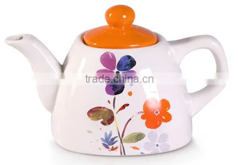 Italy romantic ceramic condiment set with tray