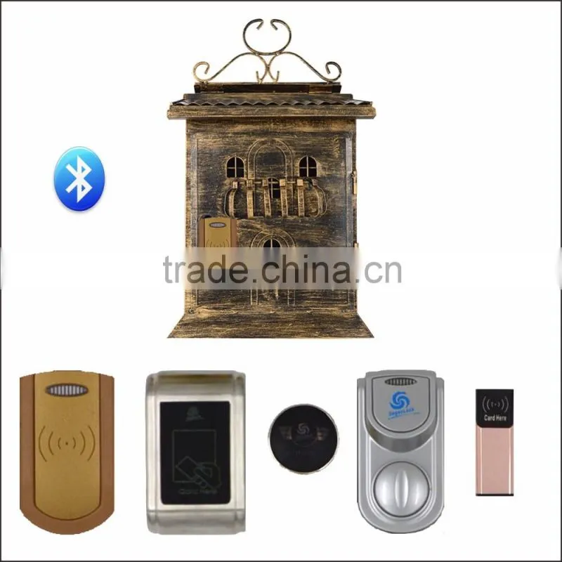 Hot Selling Bluetooth Electronic Steel Antique Apartment Building Mailbox Locks