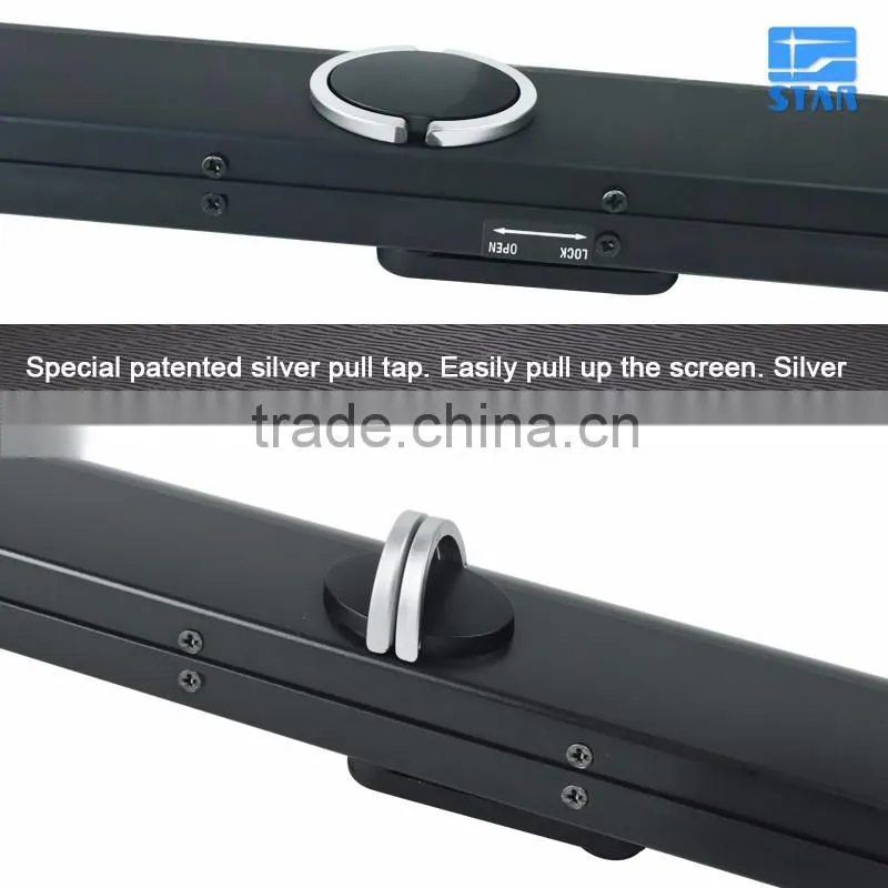 High End H40 40 inch 16:9 Portable Outdoor Foldable Hanging / Desk / Table Projector Screen, mini pull up screen
