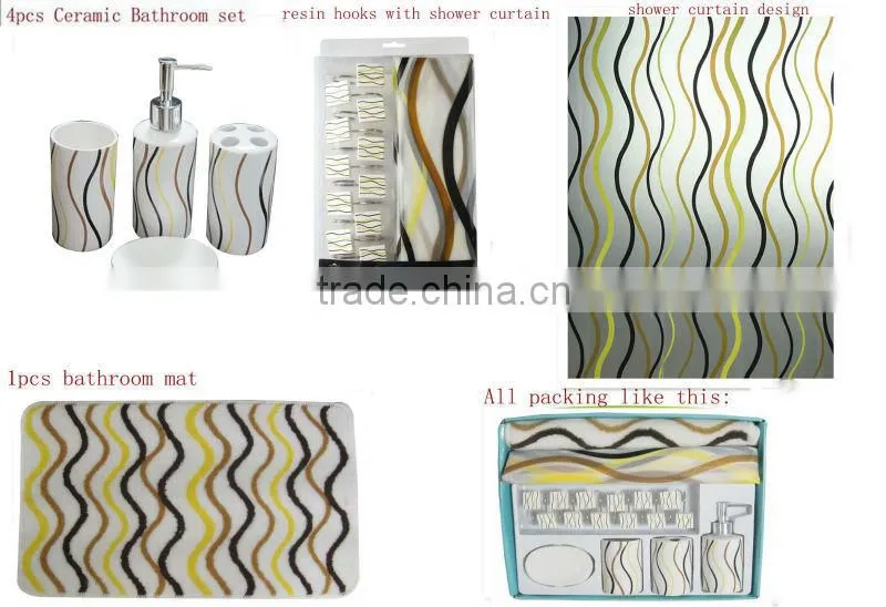 simple toothbrush holder ceramic bathroom set