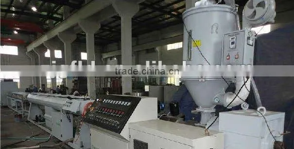 PE plastic pipe extrusion line