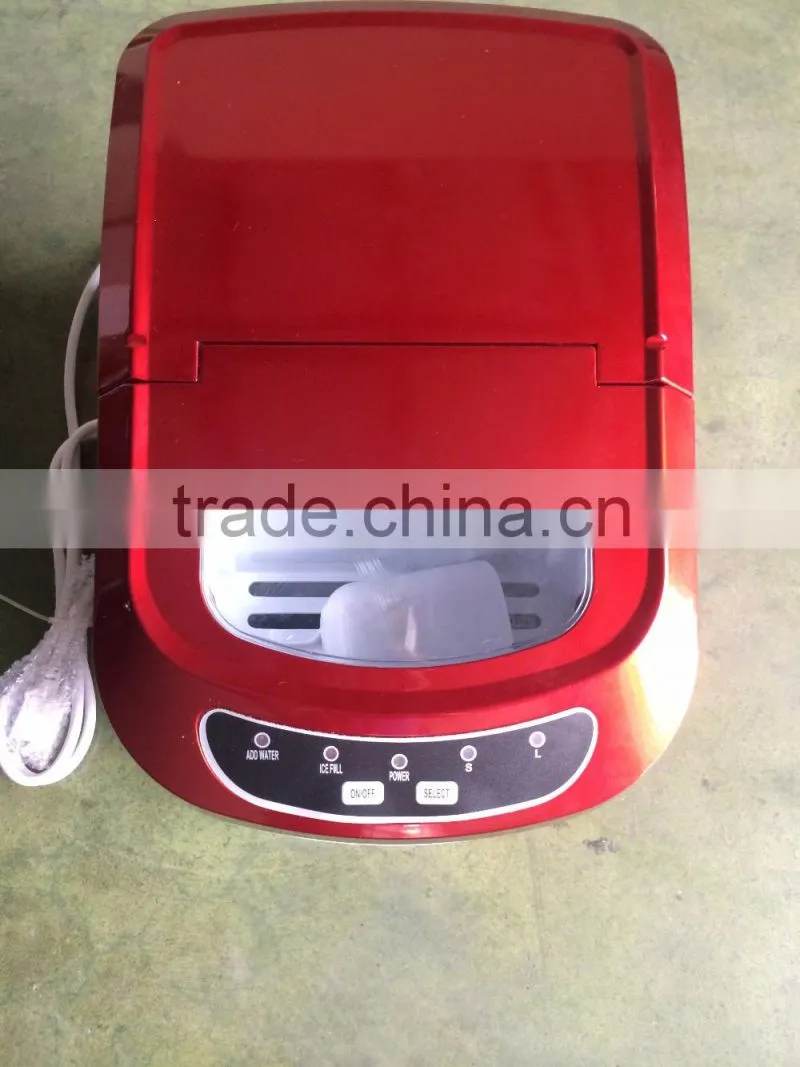110V 220V Portable Ice Maker With Whirlpool Design For Home Use
