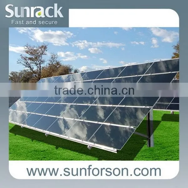 SunRack Pile Ground Mounting System