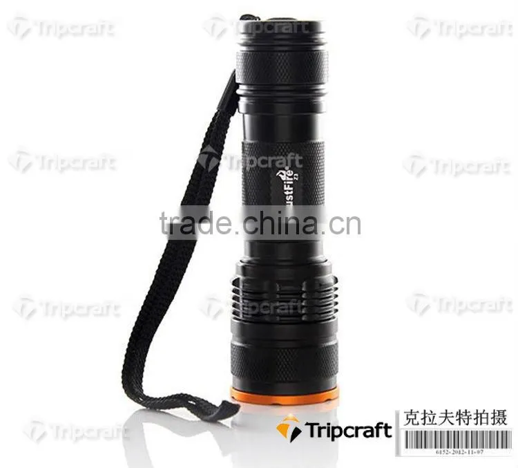 XM-L T6 1800 Lumens 7 mode Zoomable Led flashlight torch