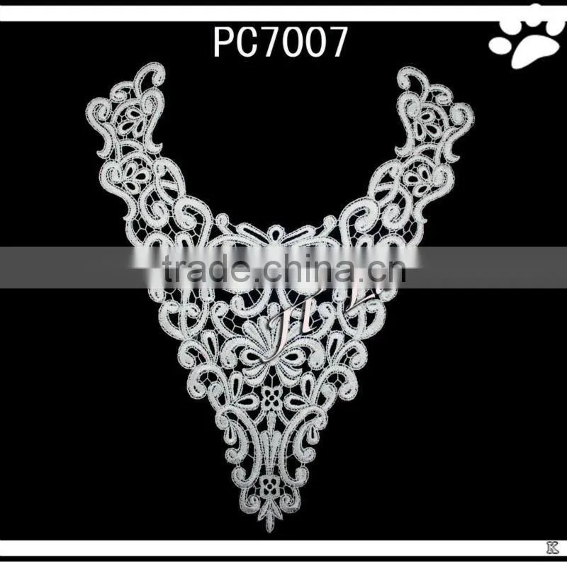 long polyester lace collar for lady front dress(PC7007)
